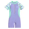 Yuke 2026 Nuevo Modelo Traje de Baño Infantil para Niñas, de una Pieza, Protector Solar, Secado Rápido, Traje de Baño Profesional de Entrenamiento para Niñas Mayores