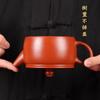 Tetera de Arcilla Púrpura Yixing, Hecha a Mano Pura, Diseño de Piel de Naranja, Tetera Hanwa, Portátil y Giratoria, Gran Capacidad, Tetera Fengming, Olla Doméstica para Preparar Té B8
