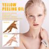 Ouhoe Aceite Exfoliante Amarillo Hidratante Nutritivo Cuidado de la Piel Limpieza de la Piel del Cuerpo Blanqueador Suavizante Iluminador Tono de Piel