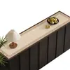 Alfombrilla para Mueble de TV Retro Estilo Francés, Alfombrilla para Aparador de Comedor, Alfombrilla de Mesa Lavable Impermeable y Resistente al Calor, Alfombrilla Anti-Suciedad para Encimera de Zapatero de Entrada