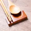 Soporte para Palillos Nan Wood Reposapalillos Almohada para Palillos Soporte para Palillos Cocina Creativo Más Vendido Estante de Palisandro Madera Maciza Doble Uso Soporte para Palillos y Cucharas