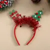 Faixas de cabeça de Natal em estoque de fábrica para compras transfronteiriças, faixas de cabeça e acessórios de cabelo para festas de Natal e festas de fim de ano, estilo europeu e americano