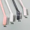 Peine de Aguja de Acero de Doble Cabeza Modelo Nuevo Transfronterizo Cepillo para Pestañas Brocha de Maquillaje Multifuncional de Doble Uso Cabezal de Cepillo Espiral Cepillo para Cejas