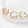 Bolsa de cobre de 14 k, color dorado, soporte para perla hueca, anillo, soporte para anillo, joyería hecha a mano, anillo, pulsera, accesorios, material