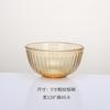 Tazón de Vidrio de Borosilicato Alto Color Ámbar y Cuenco con Asa Taza de Vidrio Plato Tazón para Sopa Apto para Microondas Calentamiento Huevera