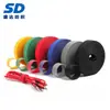 Cinchos de Velcro Adhesivos de Colores Cara con Cara para Cables, Correas Cortables Cara con Cara para Gestión de Cables de Datos, Artefacto de Almacenamiento