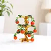 Árbol de Caqui Glaseado de Zibo Planta en Maceta Decoración de Escritorio de Coche Oficina Adorno Regalo de Festival de Apertura Comercio Electrónico Transfronterizo