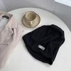 Sombrero pequeño de estilo coreano con aspecto facial para mujer, sombrero de pila de celebridades de Internet que combina con todo, gorra con punta drapeada con logotipo de hierro fino para primavera y otoño para mujer, moda