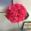 Simulados 252 Piezas de Hortensia Grande Boda Hogar Elegante Flor Artificial de Seda Salón de Bodas Flor Decorativa Hortensia Individual Flor Artificial