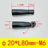 Manija Plegable Bisagra Acero al Carbono Cromado Manija Teléfono Móvil Cama Giratorio Volante Núcleo Pasante Manija de Hierro M8/M10