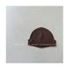 Sombrero de Lana para Bebé Nuevo de Primavera Ins Coreano Sombrero Melón Tejido Fino Estilo Retro Occidental Gorro Pulóver para Niños para Hombre