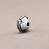 Yiluya S925 grão de prata incrustado cobre contas UFO contas soltas contas espaçadoras envelhecidas contas para pulseira DIY acessórios para pendurar