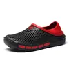 Zapatos de playa para hombre adulto de verano zapatos con agujeros en la punta zapatos para deportes al aire libre jardín pantuflas de talla grande