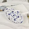 Estilo Europeo Lujo Ligero Moda Serie de Encaje de Hierba Tang Plato de Cena Occidental Exquisito Hueso de China Tazón para Fideos Vajilla Plato de Frutas para Uso Comercial y Doméstico