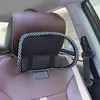 Apoio de cabeça de carro de verão em malha vazada mini travesseiro de carro travesseiro de pescoço fresco respirável suprimentos para interior de carro