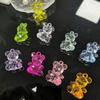 Colgante de oso acrílico de moda para funda de teléfono, llavero, amuleto, billetera, accesorios de joyería