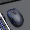 Ratón inalámbrico personalizado con logo 289, recargable de doble modo, Bluetooth silencioso, universal para computadoras de oficina y laptops
