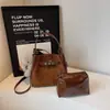 Bolso de Mano de Moda de Nicho Tipo Cubo para Mujer 2026 Verano Nuevo Moda Retro para el Trabajo Bajo el Brazo Hombro Cruzado
