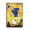 Marvel Dibujos Animados Popeye Arte de Hierro Retro Popeye Decoración de Hierro Pintura Colgante Restaurante Bar Decoración de Pared