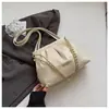 Mochila Mini Hobo de Ombro Único Transversal Nova de Verão 2025 Bolsa Feminina de Aparência Elegante Bolsa Portátil
