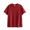 Uau Camiseta Pesada Personalizada 270g Algodão Puro Masculina e Feminina Algodão Solto Retro Ami Cáqui Cor Pura Manga Curta
