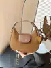 Bolso de luna de moda para mujer, bolso cruzado versátil vintage, bolso de mano ligero de nicho para ir al trabajo y uso diario