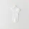 Calcetines Finos de Seda para Mujer de Verano, Calcetines Cortos de Algodón Puro, Malla Transpirable, Nuevo Estilo 2026, Calcetines Blancos de Estilo Ballet hasta la Mitad de la Pantorrilla