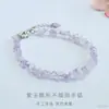 Pulsera Colgante de Cristal Natural Jueyu Forma Irregular Piedra Triturada Color Hielo Piedra Preciosa Venta al por Mayor S6012801