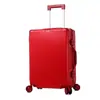 Maleta 2026 Nuevo Modelo 24 pulgadas Maleta de Viaje con Ruedas PC Marco de Aluminio Cerradura con Contraseña Ruedas Universales Silenciosas Maleta Extra Grande para Viajes al Aire Libre