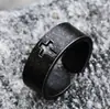Guerrero de Acero Moda Japonesa y Coreana Anillo Giratorio Simple Venta al por Mayor Letra Vikinga Anillo de Acero de Titanio para Hombres Joyería de Mano