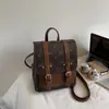 Mochila Escolar para Estudiantes de Combinación de Colores de Moda Mochila para Computadora con Múltiples Compartimentos de Gran Capacidad Nueva Mochila de PU para Mujer Venta al por Mayor Transfronteriza