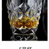 Nuevo Estilo Vaso de Whisky de Punto Estilo Europeo para el Hogar Vaso de Vino de Cristal Vaso de Cerveza Creativo Vaso de Vino para Bar