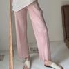 Calça Larga Miyake Feminina Chegada Nova Verão Cintura Alta Versátil Solta Calça Reta Solta para o Trabalho Calça Casual Plissada