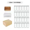 Botella Transparente para Condimentos con Tapa de Madera, Botella para Condimentos de Barbacoa, Botella de Vidrio, Botella Vacía, Botella de Vidrio a Prueba de Fugas para Sal, Frasco para Condimentos, Botella Pequeña, Botella Dispensadora