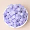 Cuentas sueltas de calcedonia natural, cuentas redondas de cristal de piedra natural, materiales hechos a mano para pulseras, collares, joyería con cuentas al por mayor