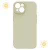 Adequado para Capa de Celular Iphone18 Silicone Líquido 15Plus Capa Protetora Abrangente Apple Simples Promax