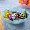 Cesta para lavar arroz, colador de arroz de plástico, cesta redonda para escurrir agua, artículos del mercado de 2 yuanes, cesta para lavar verduras, colador engrosado para frutas y verduras de la tienda de un yuan