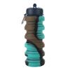 Copo de água dobrável de silicone de grau alimentício em estoque internacional, copo de água retrátil portátil para áreas externas, camuflagem criativa, chaleira esportiva