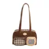 Bolso tipo almohada para el día a día, Bolso de hombro y axila de gran capacidad, Nuevo bolso de mano de moda simple para otoño e invierno, Bolso de mujer