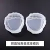 Molde de Resina Espelho Base de Unicórnio DIY Artesanal Difusor de Aroma Ornamento de Resina Decoração Papoula Silicone