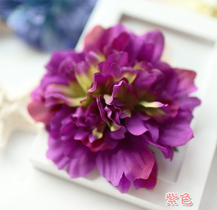 彩色牡丹