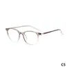 Gafas Geniales de Madera, Monturas de Gafas Transparentes Degradadas de Dos Tonos, Diseño Que Realza la Sofisticación, Monturas de Gafas Degradadas
