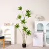 Árbol de Oliva Nandina Artificial 150-160cm Planta Verde Artificial Grande de Interior para Centro Comercial Decoración Suave y Paisajismo