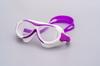 Gafas de Natación para Niños, Impermeables y Antivaho con Marco Dividido, Diadema de Tela Elástica, Cruz de Silicona, Gafas de Natación Unisex