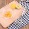Batidor de Huevos de Acero Inoxidable Suministros de Cocina Mini Batidor de Huevos Manual Mezclador Batidor de Mano Crema