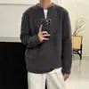 Ropa exterior de moda, suéter retro de cuello en V, conjunto a juego para hombre y mujer, suéter de punto cálido, estilo casual y relajado, adecuado para otoño e invierno, estilo americano