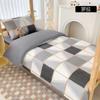 Conjunto de Cama Estudantil de Algodão 40S Desenho Animado Conjunto de Seis Peças Almofada Colchão Dormitório de Funcionários Edredom Conjunto de Três Peças de Algodão Puro
