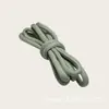 Corda Trançada Redonda de Poliéster Colorido de 5,5 mm com 32 Fios, Camada Única, Não Elástica, para DIY, Cadarços Redondos Ins Tendência Dopamina