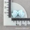 Lazo Brillante de Colores Material de Pegamento de Crema DIY Puntos Pajarita Funda de Teléfono Serie de Colores Macarrón Accesorios para el Cabello para Niños