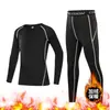 Traje de entrenamiento ajustado para niños, capa base de baloncesto de otoño/invierno para niños, conjunto deportivo, camiseta de manga larga de secado rápido, para fútbol y correr
